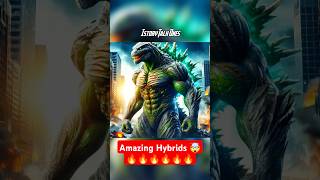 Viewers HYBRIDS Ideas 🤯🔥 hybrid fusion godzilla shorts [upl. by Nhguahs]