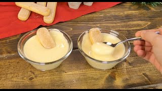 Crema di zabaione come ottenerla spumosa e golosa con 3 ingredienti [upl. by Ahtan]