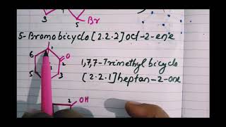 Nomenclature of Bicyclic compounds Examples Tushar Sirs Chemistry [upl. by Crandale]