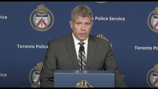 TorontoPolice News Conference  Two Arrests Made in Weston CI School Shooting  FriFeb17th 2023 [upl. by Danyluk]