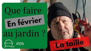 156Que faire en février au jardin  La taille arbre et vigne 👍 [upl. by Nellad1]