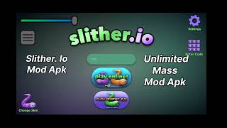 Slitherio Mod APK  Unlimited Mass Hack Gameplay  Epic Snake Tricks [upl. by Burrus]