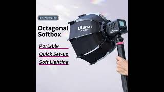 Ulanzi Octagonal Softbox Mini Bowens Mount Quick Release Honeycomb Grid Softbox for Light Studio [upl. by Boesch]