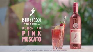 Punch au Pink Moscato  Barefoot Wine amp Bubbly Canada [upl. by Baillie]