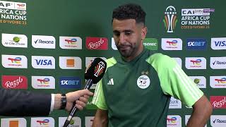 INTERVIEW  Le coup de gueule de MAHREZ après Algérie  Burkina Faso [upl. by Russell]