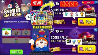 Collect Secret Calendar 📆 2 Solo HARD Score Rally Multiplier MadnessRainbow 18500 and 30000 [upl. by Codee874]