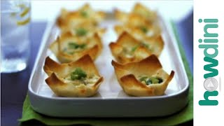 Baked Crab Rangoon Recipe How To Make Crab Rangoons [upl. by Ackler]