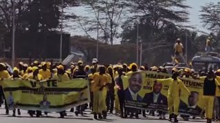 The Epic CCC Final Star Rally in Harare CBD Unbelievable Turnout people are still coming [upl. by Nosahc161]