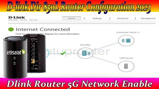 How To Setup Dlink Router Dir 850L  How To Block Wifi Users Dlink [upl. by Burgener]