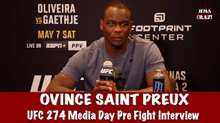 Ovince Saint Preux on being Shogun Rua retirement fight ‘sucks for him’ [upl. by Ainnek]