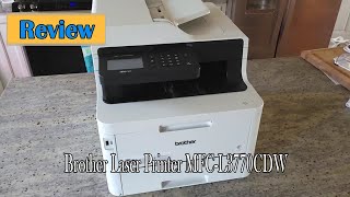 Brother MFCL3770CDW Compact Wireless Digital Color AllinOne Printer Review [upl. by Littell]