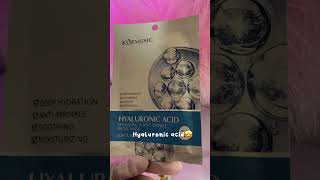 🌸🧖‍♀️Sheet Mask of the Day💦🌸 smallbussiness sheetmaskreview onlineshopping skincarereview [upl. by Nimrak407]