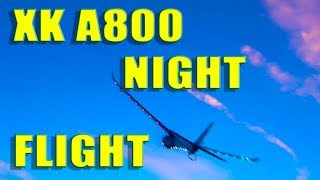 XK A800 evening flying with this micro 4 channel glider [upl. by Ardnaet182]