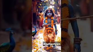 Jai radhe radhe shyam radhe krishna song status ❣️😍 shortvideo viralvideo trending [upl. by Lola]