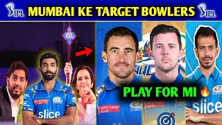 IPL 2025  MI Dangerous Plan For Mega Auction  MI Target Big Bowlers In Mega Auction [upl. by Germann]