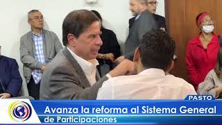 CNCNoticiasPasto Avanza la reforma al Sistema General de Participaciones [upl. by Anesor826]