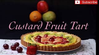 The BEST Easy homemade Eggless Fruit tart Tart base Recipe Fruit Tart RecipesTart Shells [upl. by Salkcin]