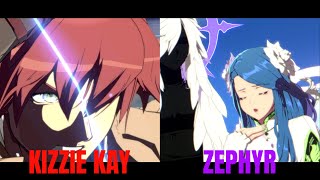 Guilty Gear Strive Kizzie Kay Ky VS Zephyr Dizzy High Level Gameplay [upl. by Nwahsyd]