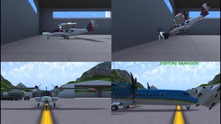 PS26 Seaplane Crash Test In Turboprop Flight Simulator  Awful Results [upl. by Perice]