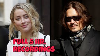 NEW RECORDINGS  JOHNNY DEPP v AMBER HEARD [upl. by Reisfield]