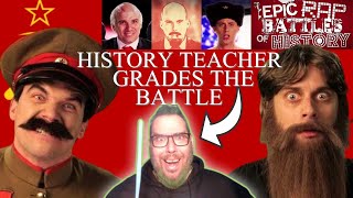 ERB RASPUTIN vs STALIN  Historian Grades The Battle ERBeast [upl. by Amieva325]