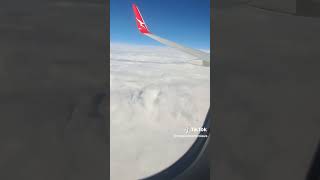 25000ft above Hobart Qantas Boeing 737800 [upl. by Zerelda]