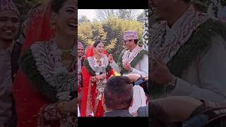 Shrinkhala Khatiwada Wedding Video  Rohit Shirohiya and Shrinkhala khatiwada married [upl. by Yelram]