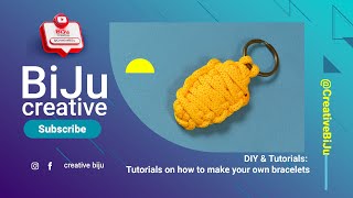 Keychain How to Make DIY Tutorial diy handmade tutorial bollywood keychain knot howtomake [upl. by Alyac]