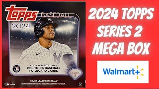 ⚾️ 2024 Topps Series 2 Mega Box from Walmart  Great Value [upl. by Mittel]