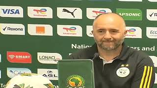 Conférence de presse djamel belmadi et ben nacer avant match contre burkina faso [upl. by Atiuqam935]