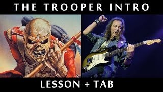 The Trooper Intro amp Harmony Lesson Dave Murray [upl. by Cirdor]