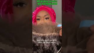 360 Invisible Drawstring Wig  Magic Tab Glueless Install Tutorial [upl. by Oiratno]