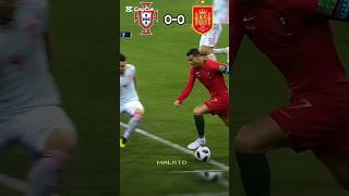 Portogallo Vs Spagna WC 2018 mdc ronaldo worldcup2018 spagna costa punizione [upl. by Solenne]