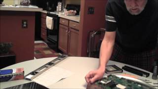 Reflowing a Dell M5030 motherboard  Part 2 [upl. by Tnarb73]