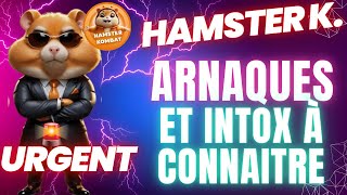 🚨Hamster Kombat ces arnaques font des ravages actuellement sur le projet  Evitezles [upl. by Amanda]