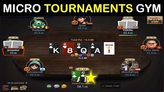 Poker Bankroll Challenge Ep 89 Playing Micro Stakes Tournaments at GG Poker [upl. by Issie816]