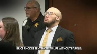 Brice Rhodes convicted Louisville triple murderer sentenced to life in prison [upl. by Nyrehtak]