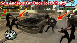 Gta San Andreas Car Door Lock Cheats  how to active car door lock code ShakirGaming doorlock [upl. by Nnaeel551]