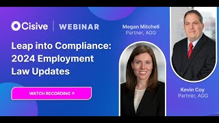 WEBINAR Leap into Compliance 2024 Employment Law Updates [upl. by Socem]