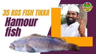 Fish Tikka  Hamour Fish tikka  Easy restaurant style recipe  Hamour fish Gravy recipe for kids [upl. by Isayg]