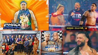 Roman Out Zilla in 🔥☝️ Roman Out from Mania  Zilla choose OTC Cody Vs Rock 100 WWE Smackdown [upl. by Placida]