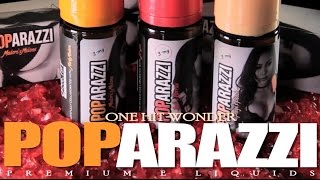 POPARAZZI e liquids by ONE HIT WONDER ELIQUID REVIEW amp FIRST LOOK [upl. by Llenrac452]