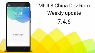 MIUI 8 China Developer ROM 746 [upl. by Dolf]