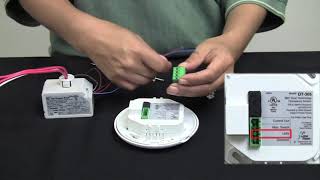 WattStopper How to wire a DT305 Dual Technology Ceiling Sensor [upl. by Noremac427]