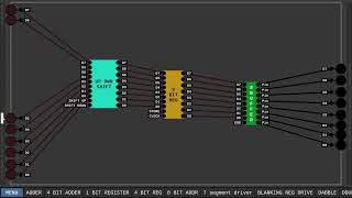 Digital Logic Sim Building a single chip UP Down Shift Register [upl. by Esir]