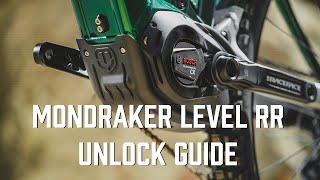 How To Unlock Mondraker Level RR With Bosch CX Gen 4 Motor [upl. by Ettenhoj]