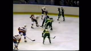 Bryan Trottier 1000th Career Point January 29 1985 North Stars At Islanders [upl. by Nohsar]