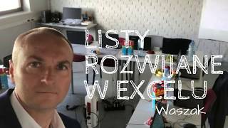 Excel Trzy rodzaje list rozwijanych [upl. by Hadden]