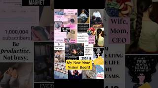 Whats my Vision Board  shorts visionboard2024 newyearresolution goalsetting newyeargoals [upl. by Dlareg564]