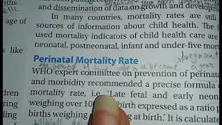 Statistics related to child health perinatal mortality rate part 1ll pediatrics nursing [upl. by Penhall]